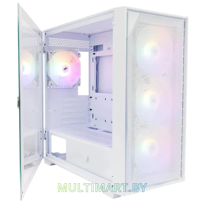 Корпус 1stPlayer DK-D6 (D6-WH-4F1-W)
